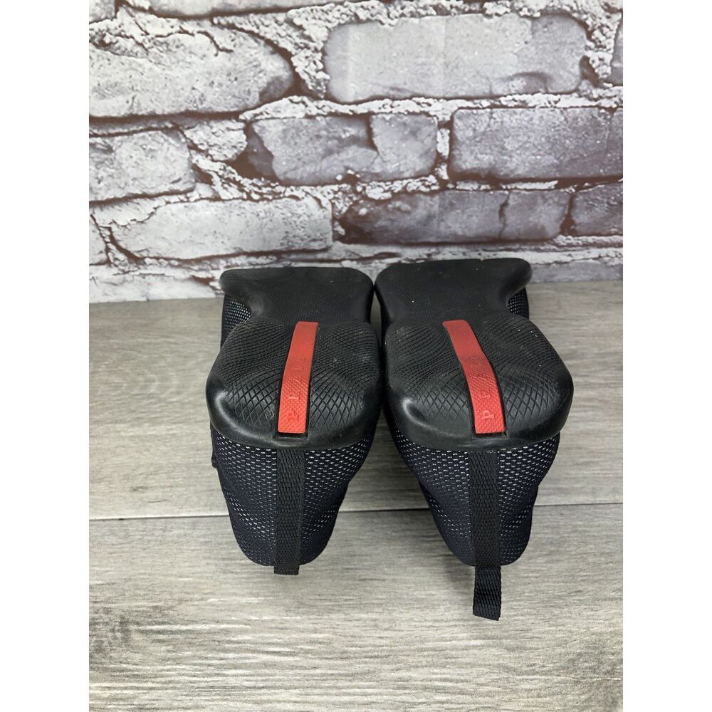 Prada Sport Black Mesh Synthetic Drawstring Driving Shoes Women Sz 38.5EU/8M US - Picture 11 of 16